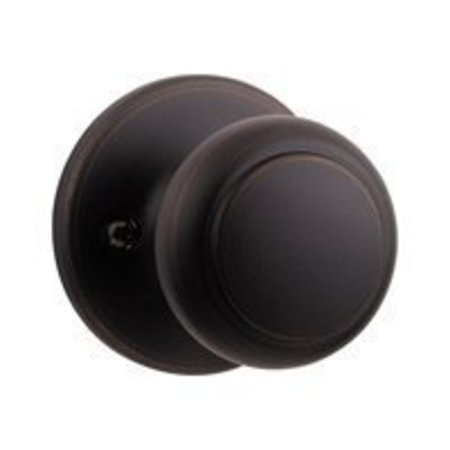 KWIKSET Kwikset 488CV 11P Half-Inactive, Universal Dummy Door Knob, 2-3/16 in Dia Knob, Venetian Bronze 488CV 11P